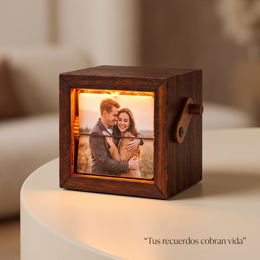 Flipbook de madera: tus fotos cobran vida
