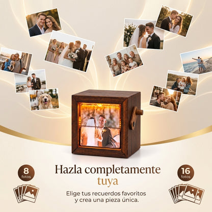 Wooden flipbook: your photos come to life